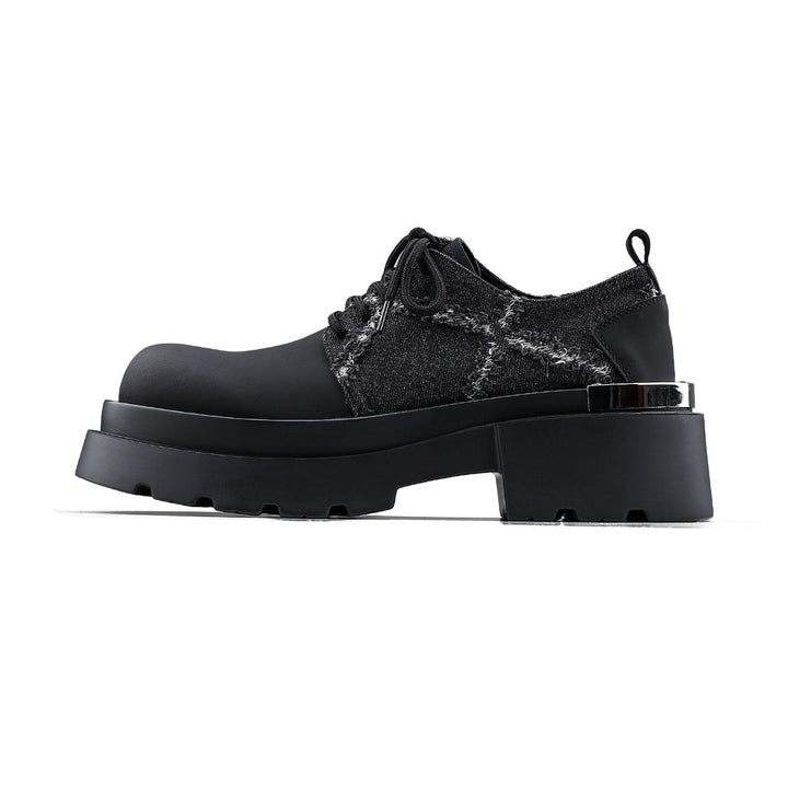 Iron Plate Denim Stitching Shoes