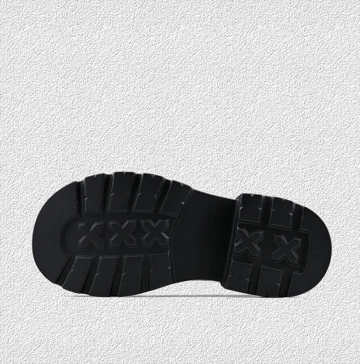 Iron Plate Denim Stitching Shoes