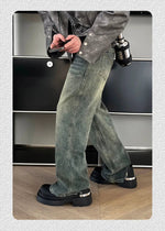 Iron Plate Denim Stitching Shoes