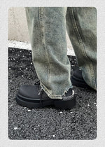Iron Plate Denim Stitching Shoes