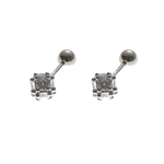 Irregular Square Stud Earrings