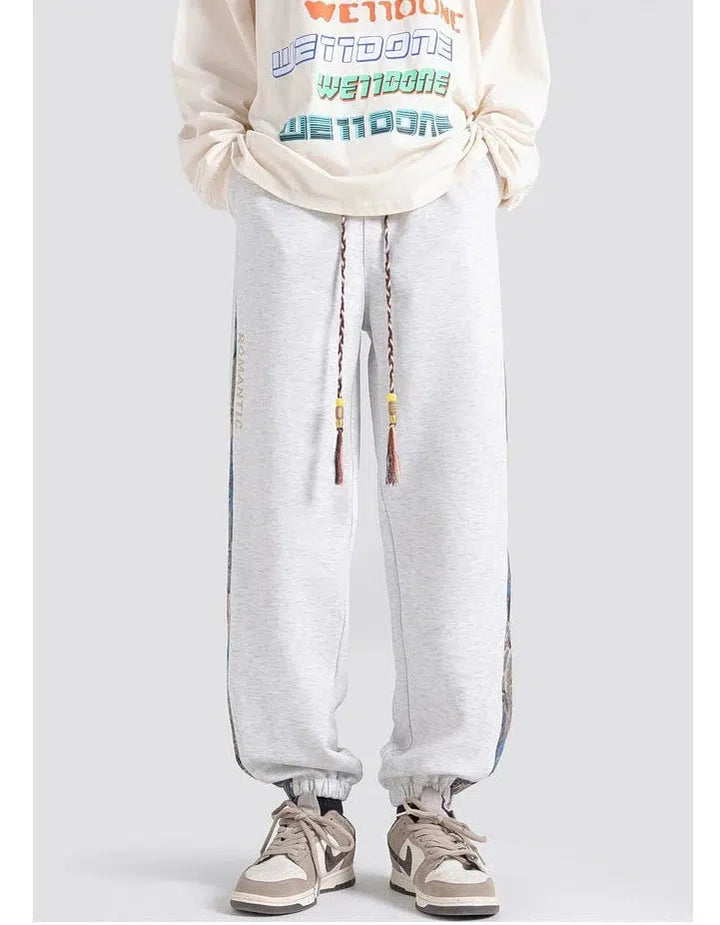 Jacquard Stitching Leggings Sports Pants