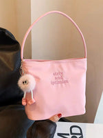 Keychain Accessory Bucket Shaped Bag