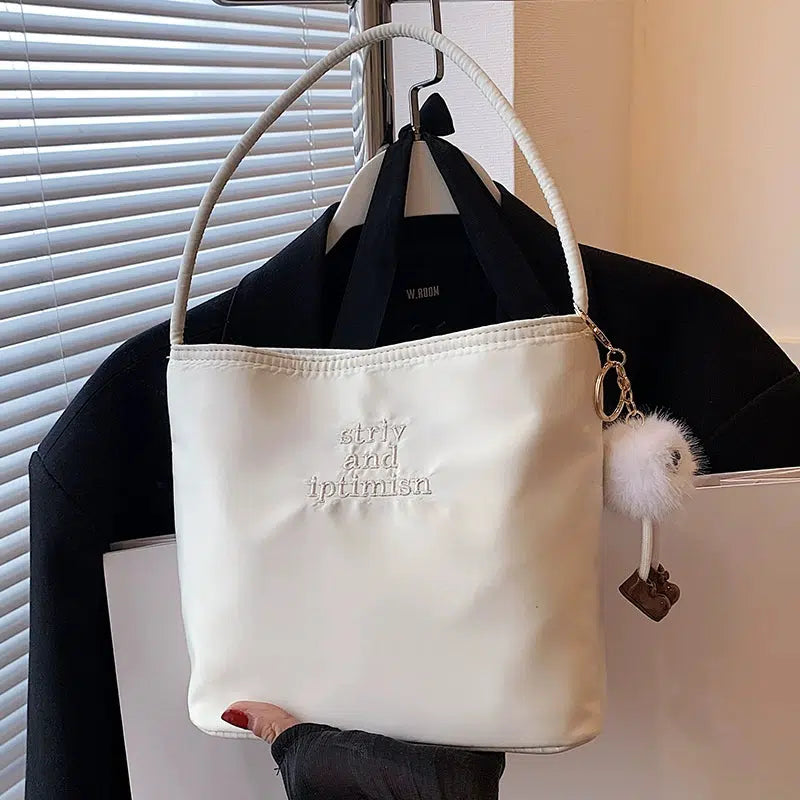 Keychain Accessory Bucket Shaped Bag