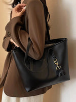 Keychain Accessory Leather Strap Tote Bag