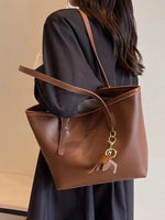 Keychain Accessory Leather Strap Tote Bag