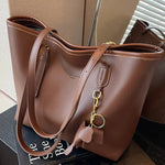 Keychain Accessory Leather Strap Tote Bag
