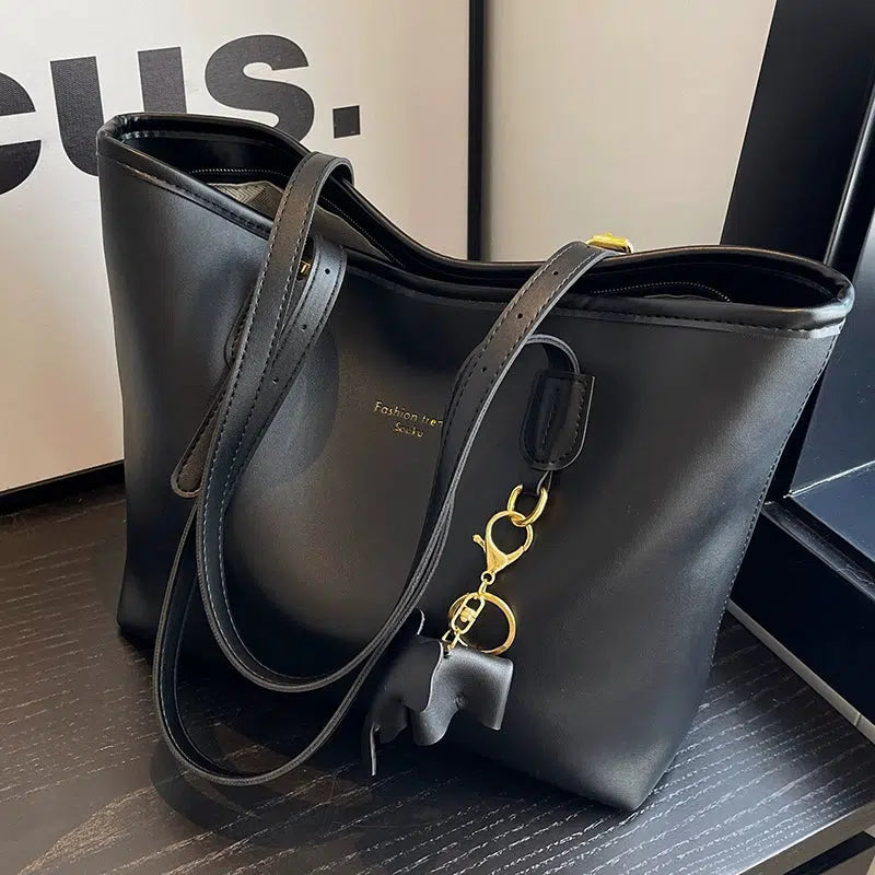 Keychain Accessory Leather Strap Tote Bag