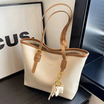 Keychain Accessory Leather Strap Tote Bag