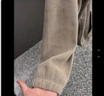 Khaki Hooded Sports Drape Suit