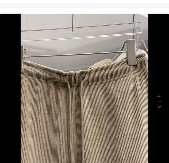 Khaki Hooded Sports Drape Suit