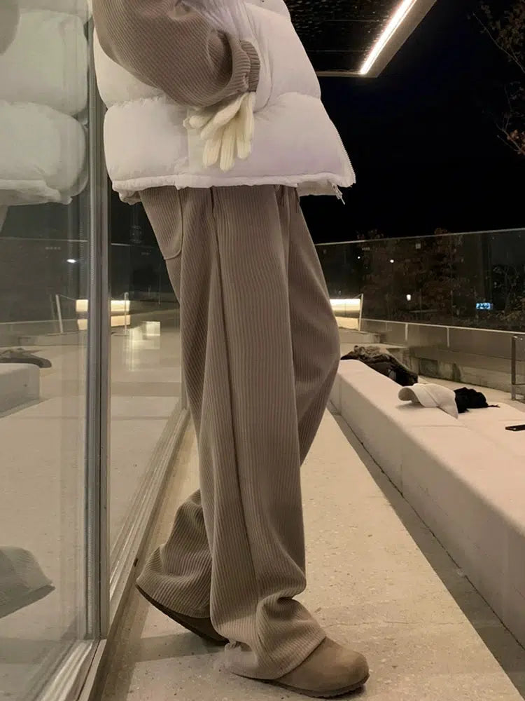 Khaki Hooded Sports Drape Suit