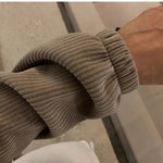 Khaki Hooded Sports Drape Suit