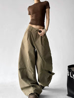 High Waisted Wide Leg Casual Pants 3