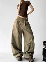 High Waisted Wide Leg Casual Pants 5