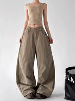 High Waisted Wide Leg Cargo Pants 4
