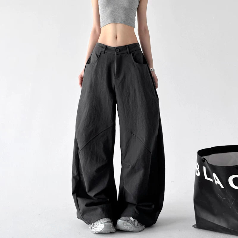 6031162753981,6031162753982,6031162753983,6031162753984,6031162753985,6031162753986,6031162753987,6031162753988, High Waisted Wide Leg Cargo Pants