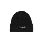 Knitted Beanie with Embroidered Logo