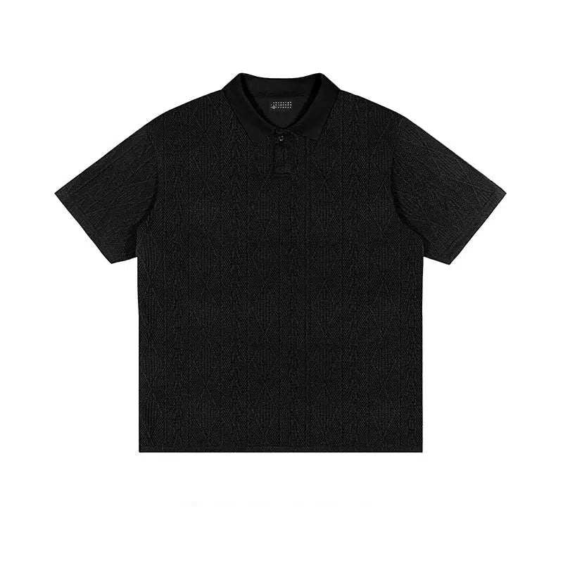 Knitted Short-sleeved Polo shirt