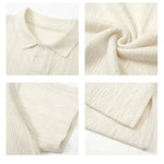 Knitted Short-sleeved Polo shirt