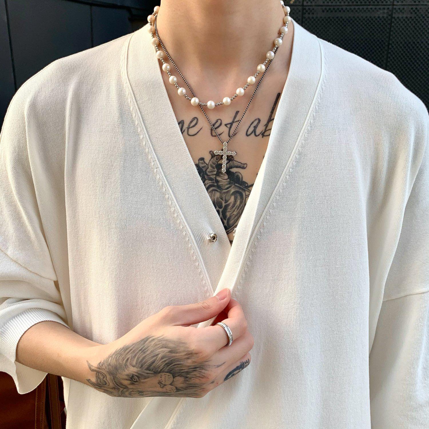 Knitted V-Neck Top & Shorts