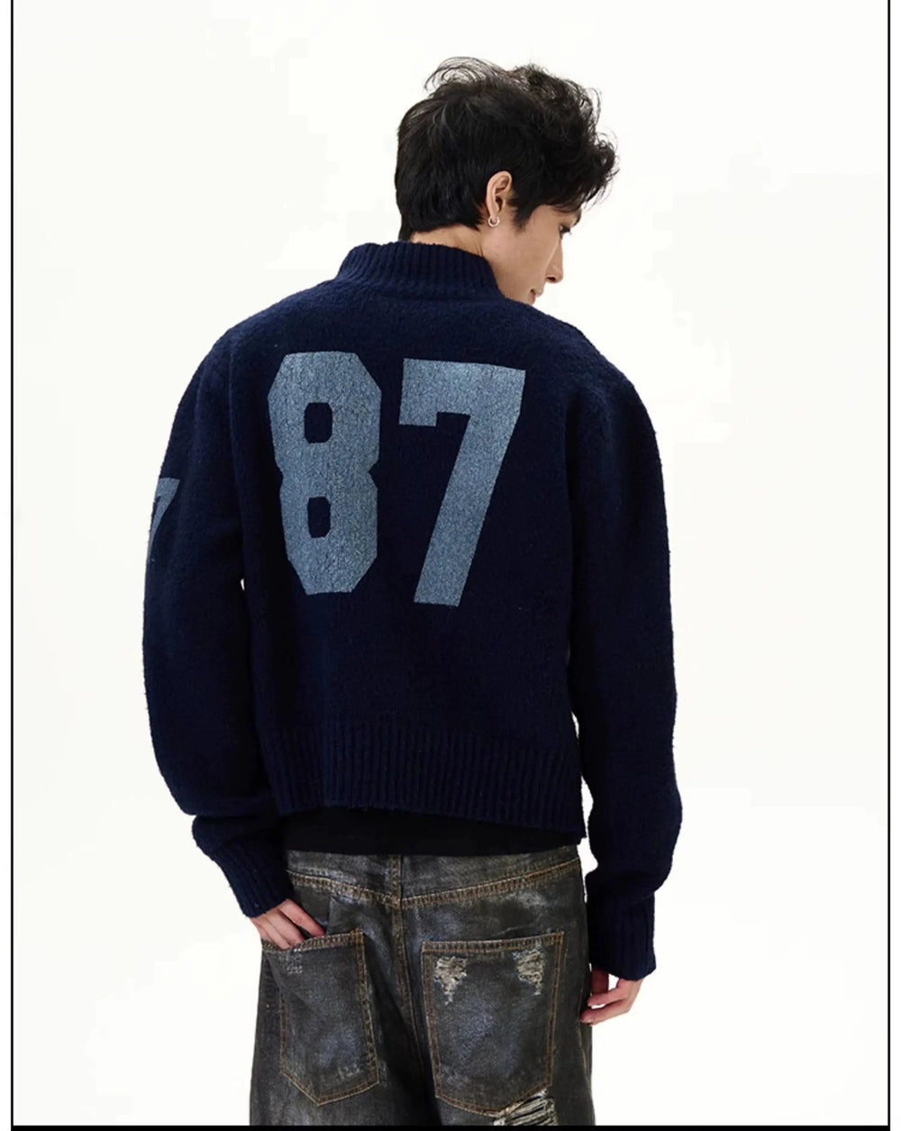 Knitwear Zip-Up Jacket