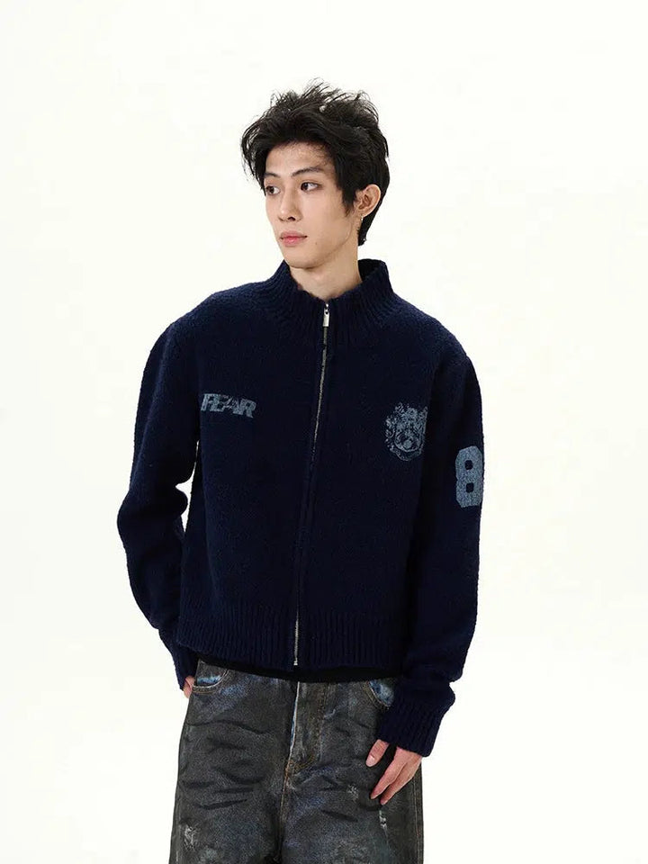 Knitwear Zip-Up Jacket
