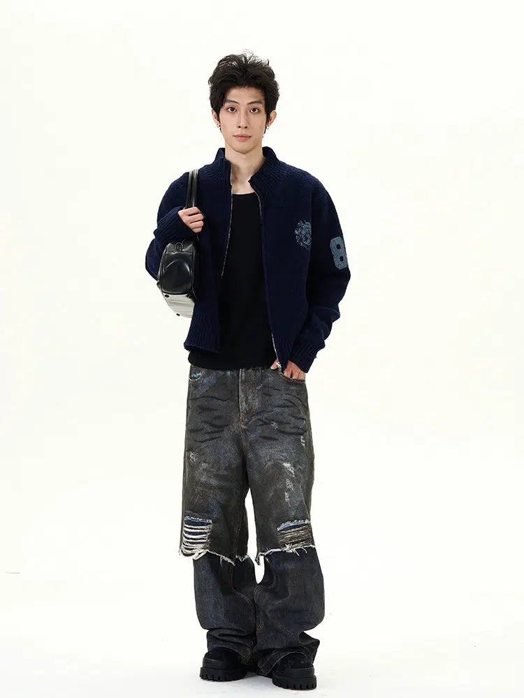 Knitwear Zip-Up Jacket