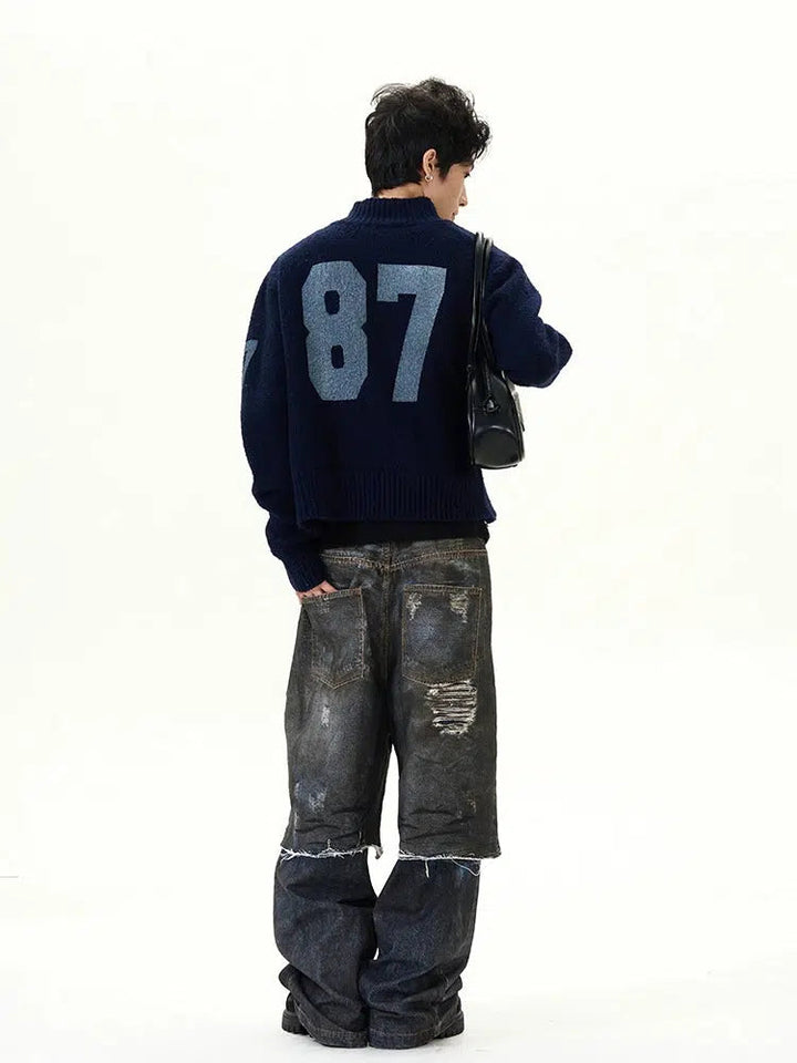 Knitwear Zip-Up Jacket