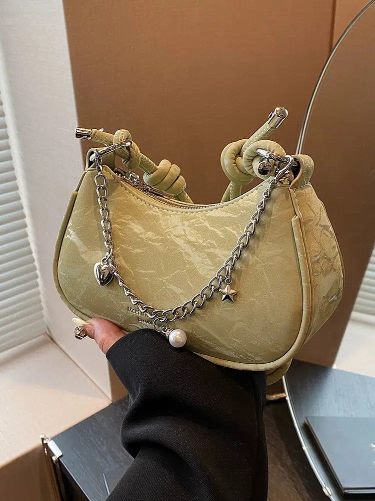 Knotted Strap Shoulder Bag