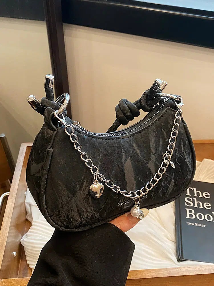 Knotted Strap Shoulder Bag