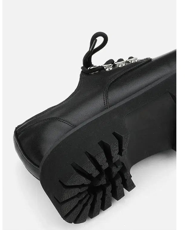 Lace-Up Casual Shoes with Chunky Sole