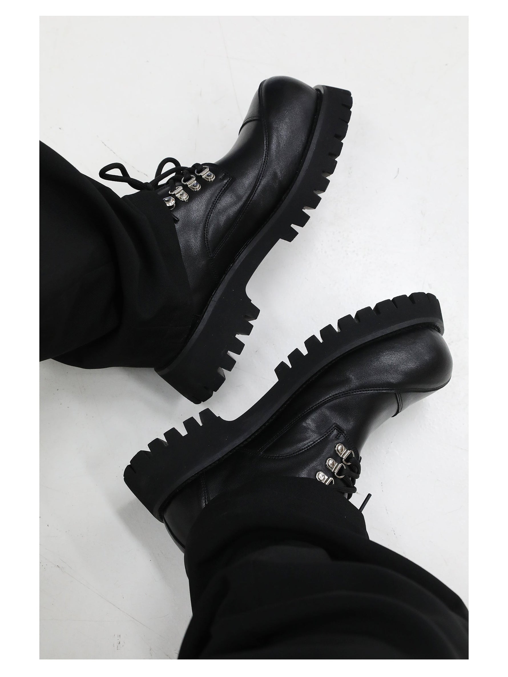 Lace-Up Casual Shoes with Chunky Sole