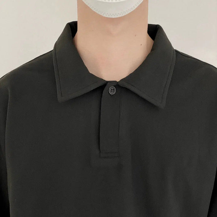 Lapel Polo Bottoming Shirt