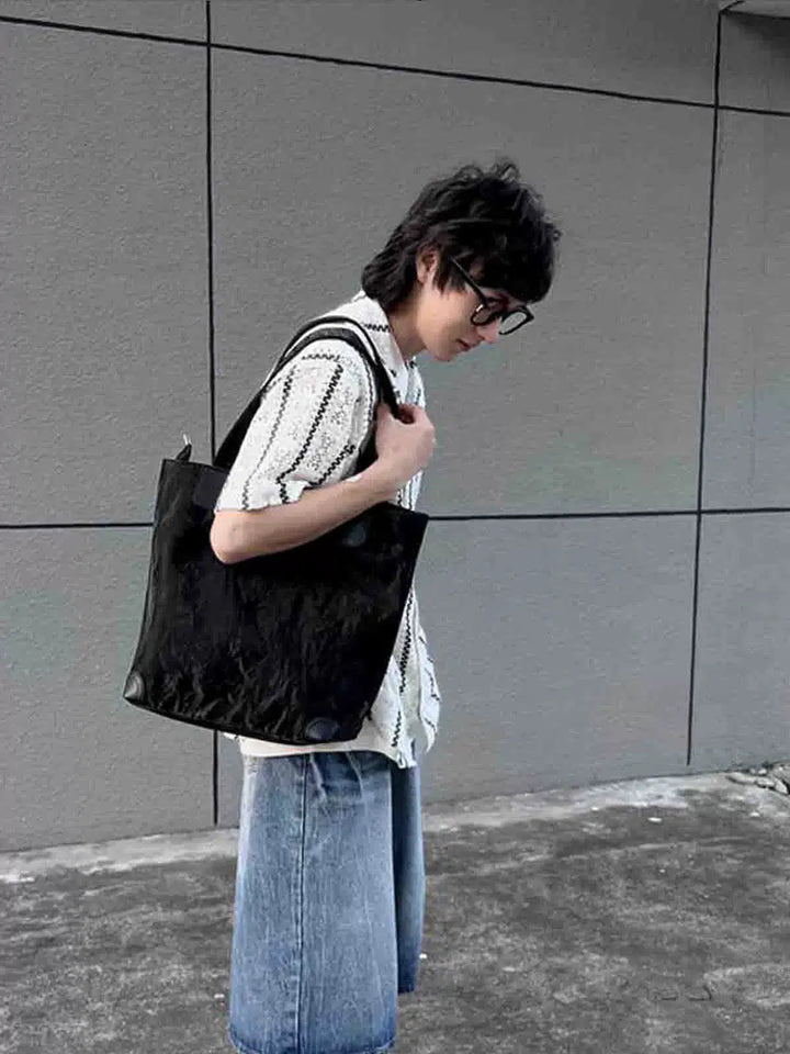 Large Capacity Casual Shoulder Bag