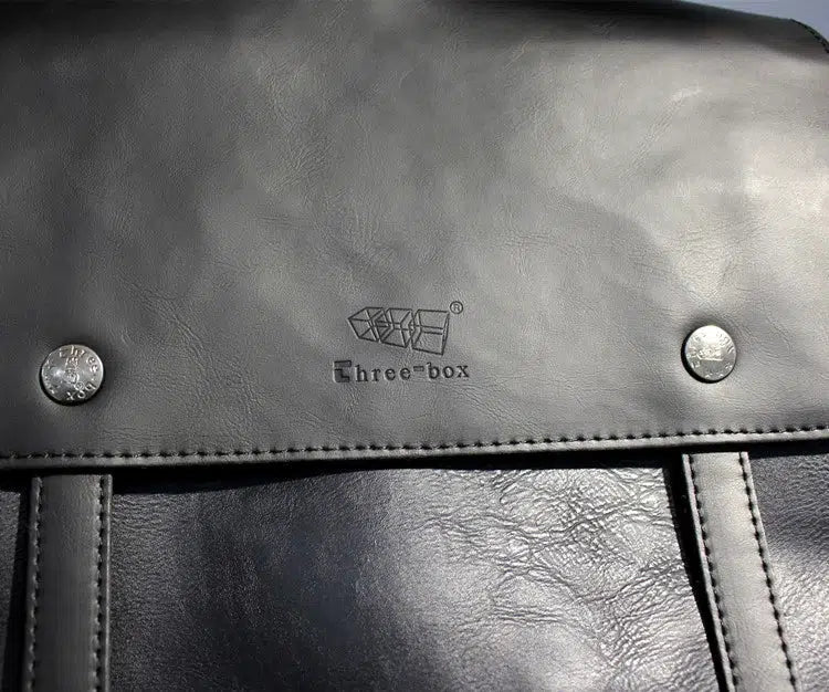 Large Capacity Faux Leather Plaid Backpack