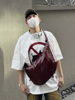 Large Capacity Pleated Crossbody Bag