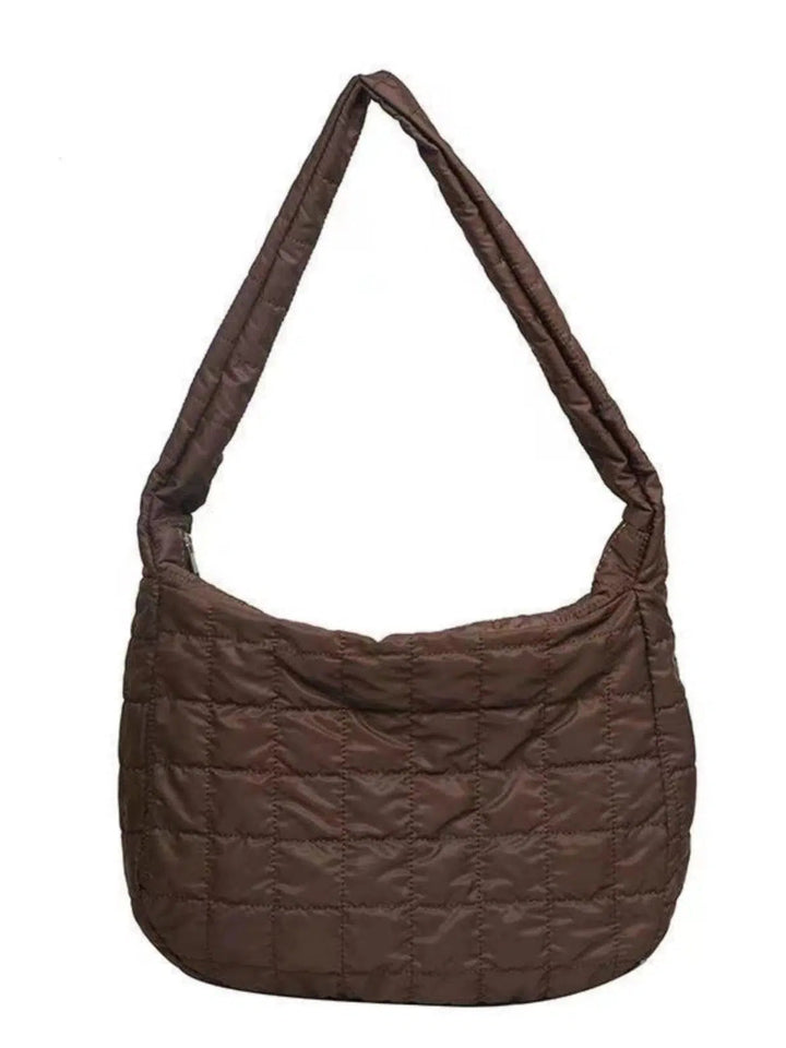 Large Capacity Pleated Shoulder Bag
