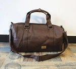 Large Crossbody Leather Gym Bag