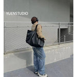 Large Faux Leather Tote Bag