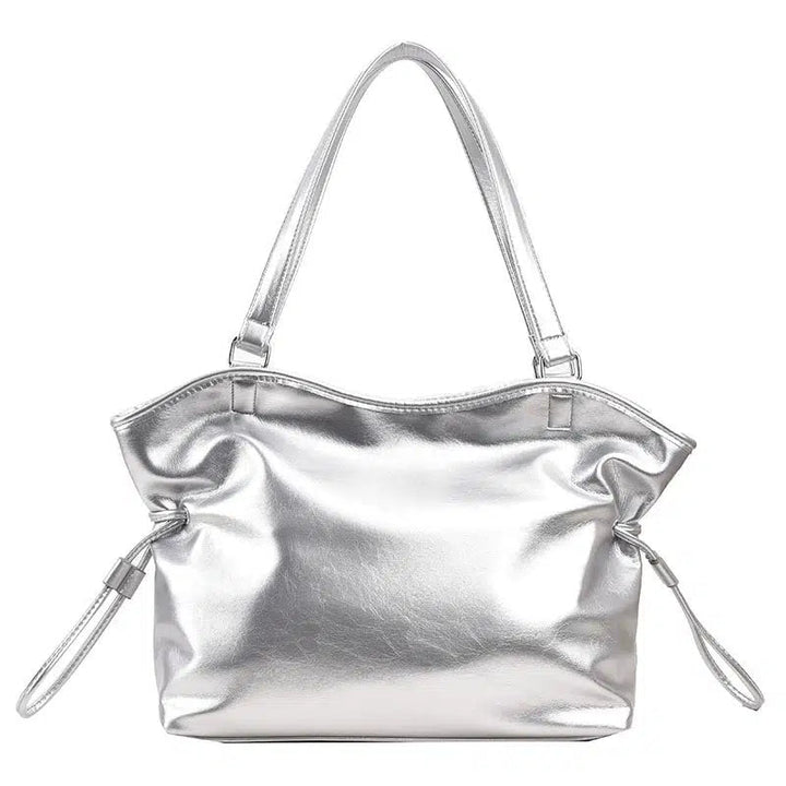 Large Faux Leather Tote Bag