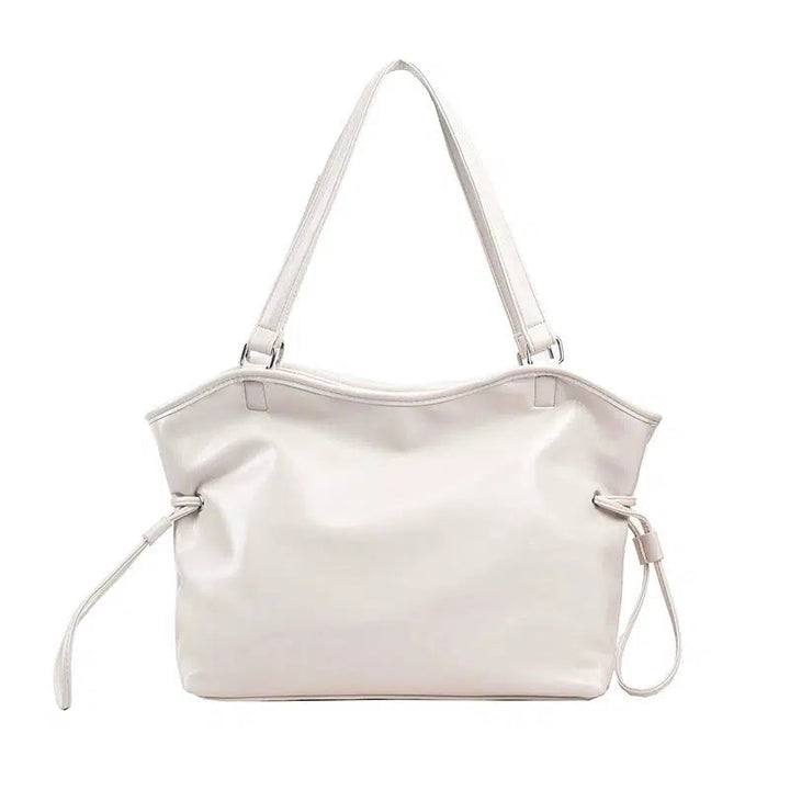 Large Faux Leather Tote Bag