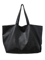 Large Faux Leather Tote Bag