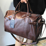 Large Faux Leather Travel Bag