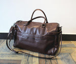 Large Faux Leather Travel Bag