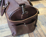 Large Faux Leather Travel Bag