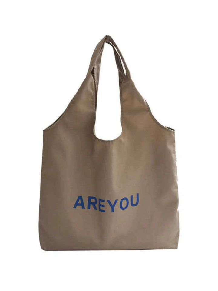Large Grey Shopping Bag