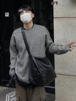 Large Leather Crossbody Bag