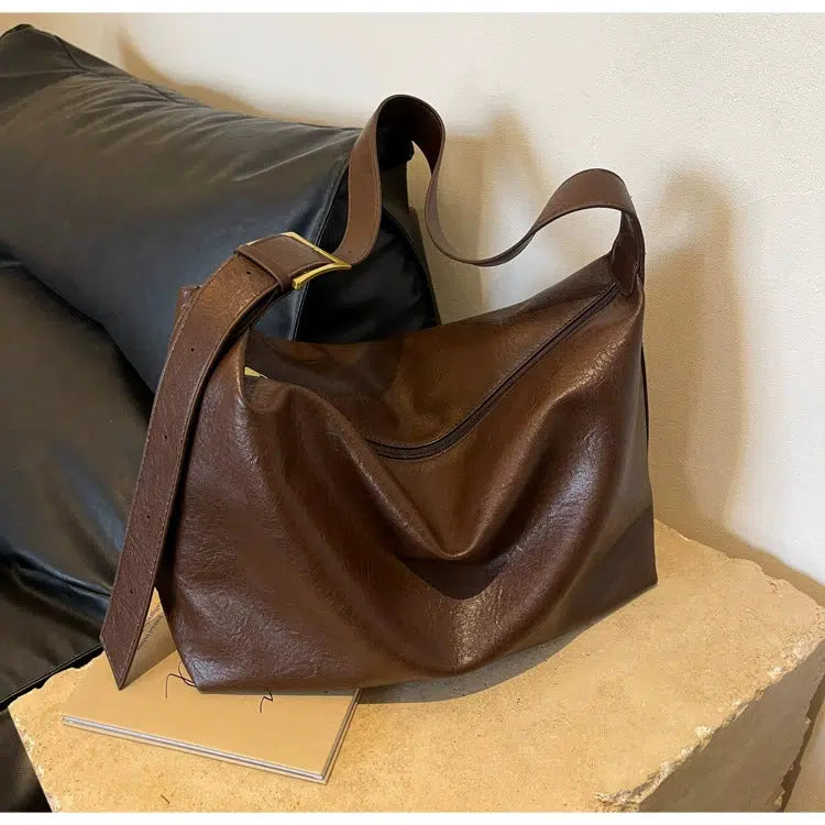 Large Leather Crossbody Bag