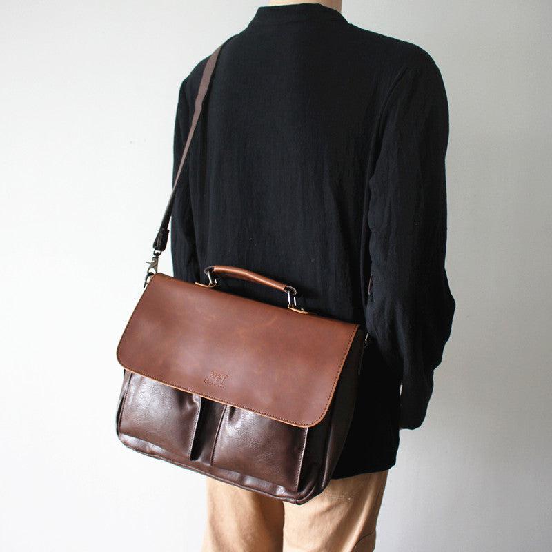 Large Leather Laptop Bag